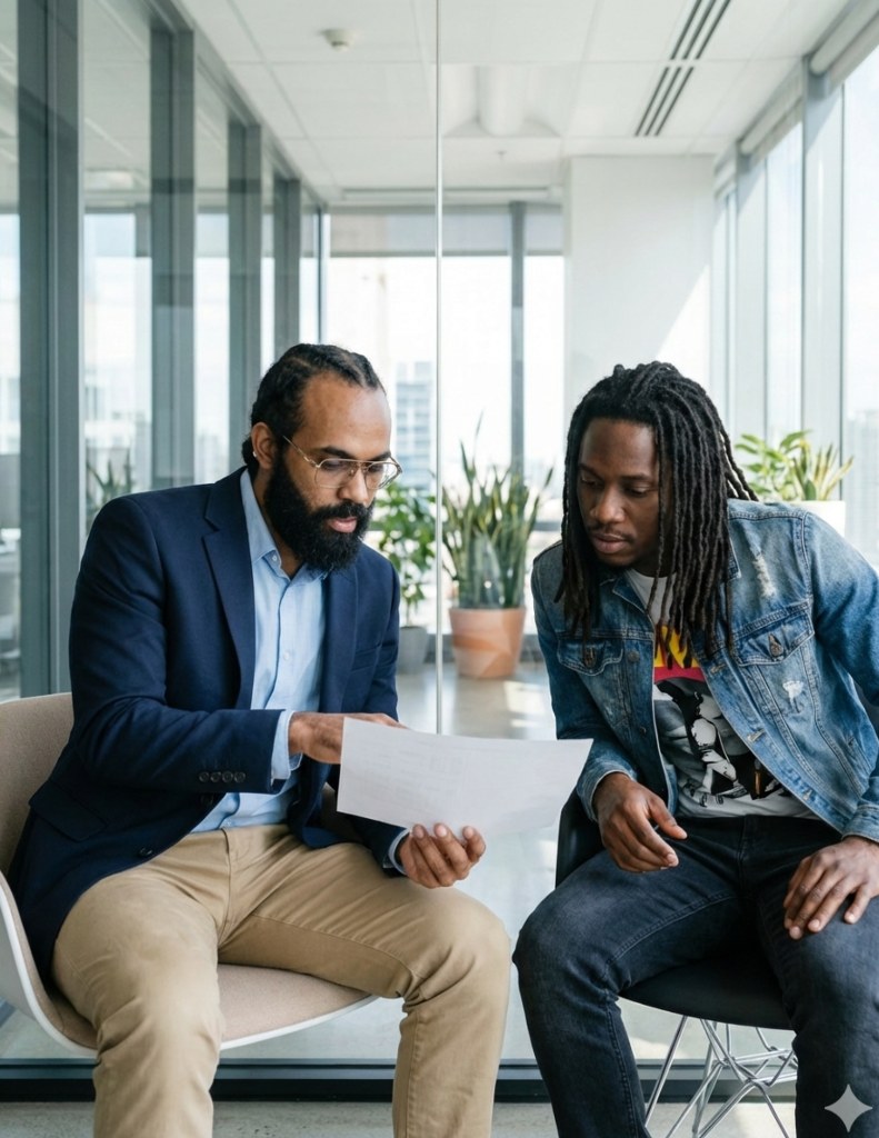 Antonio Daniel mentoring a client — real strategy session