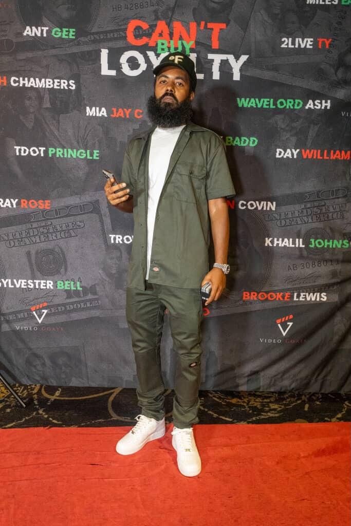 Antonio Daniel on the red carpet